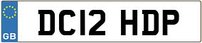 Truck License Plate